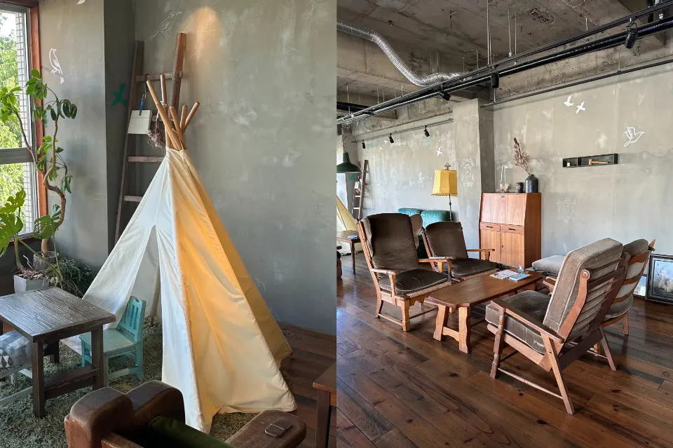 週末期間二樓會開放兒童遊戲區讓孩子玩耍，讓家長享受片刻的 me time