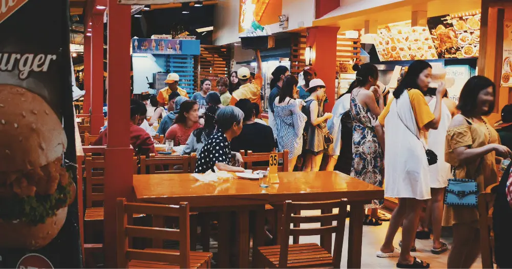 Andok's 店內用餐區
