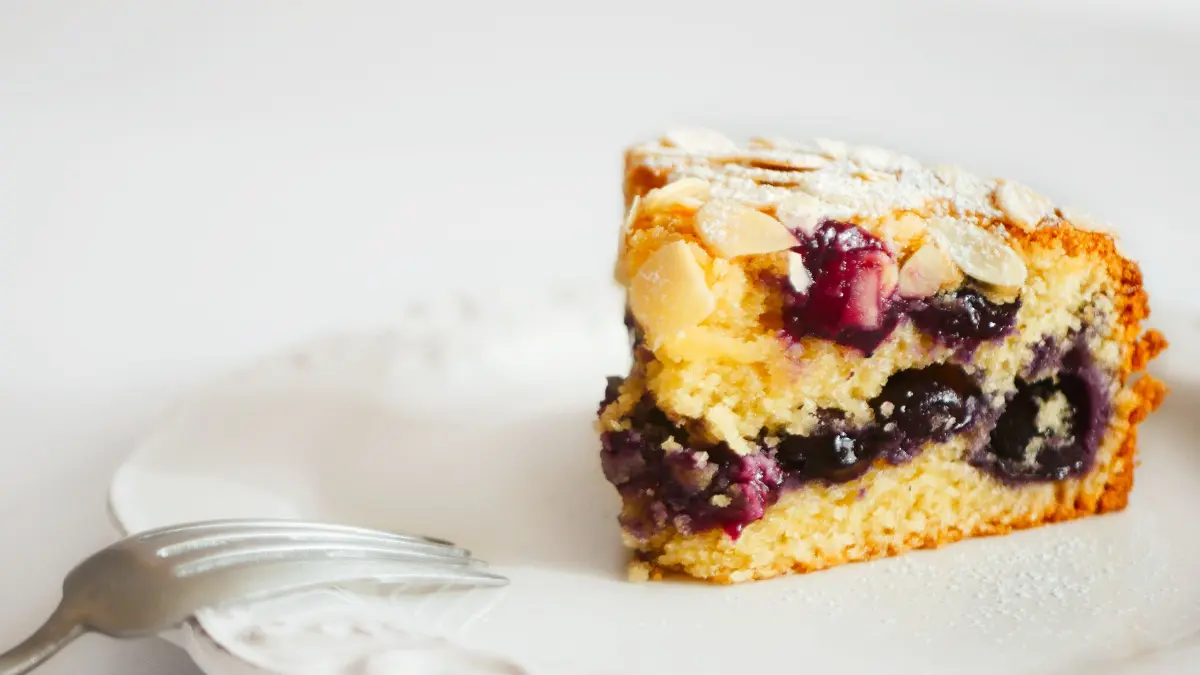 英式藍莓貝克威爾蛋糕食譜與作法