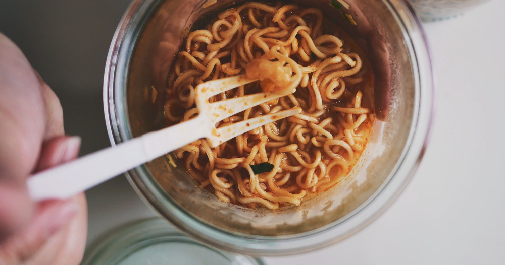 冬蔭功媽媽麵的小蝦子