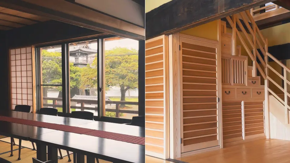 進店門的左手邊，還有一個樓梯可以上來二樓