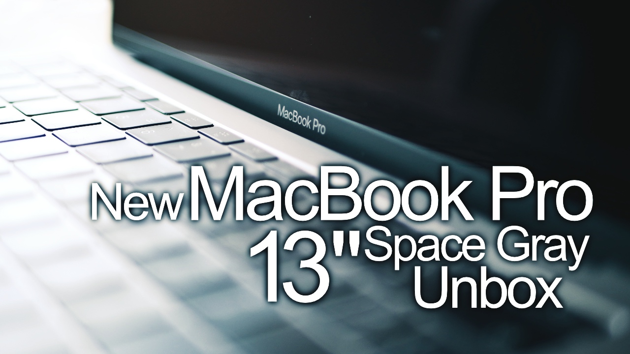 New MacBook Pro 13吋(space gray/太空灰)筆電開箱